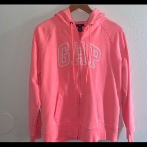 pink gap hoodie